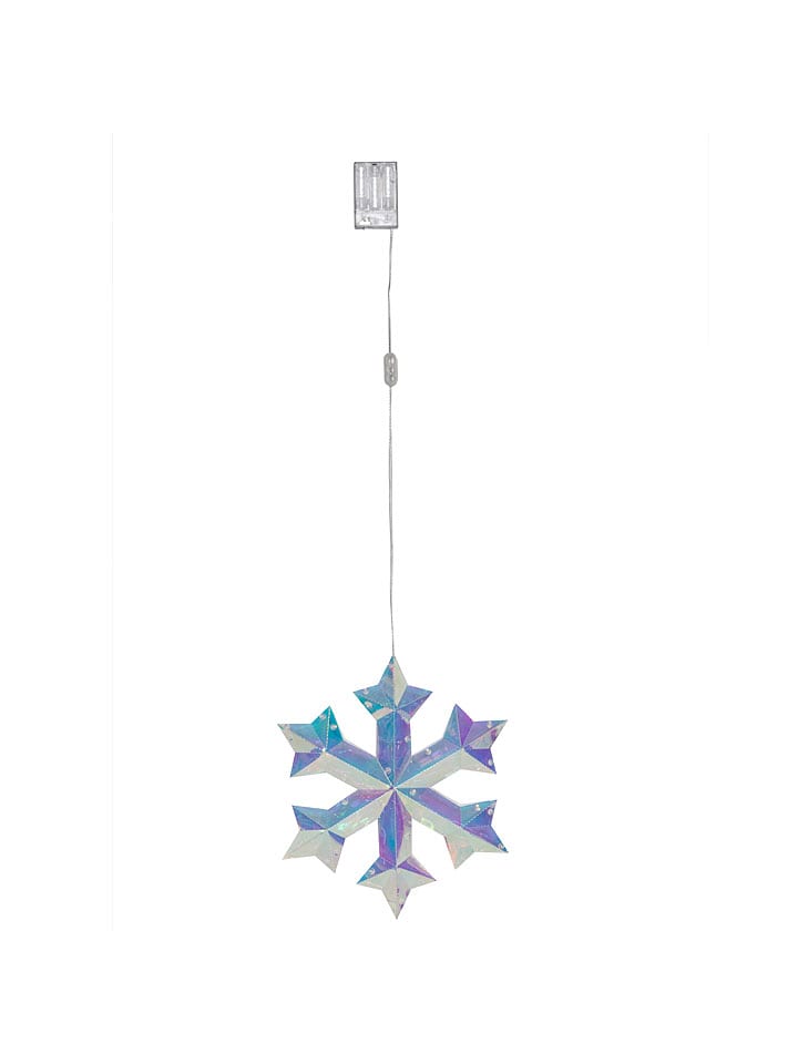 Hollybell Dekoracyjna lampa LED "Snowflake" ze wzorem - 27 x 31 x 5 cm rozmiar: onesize