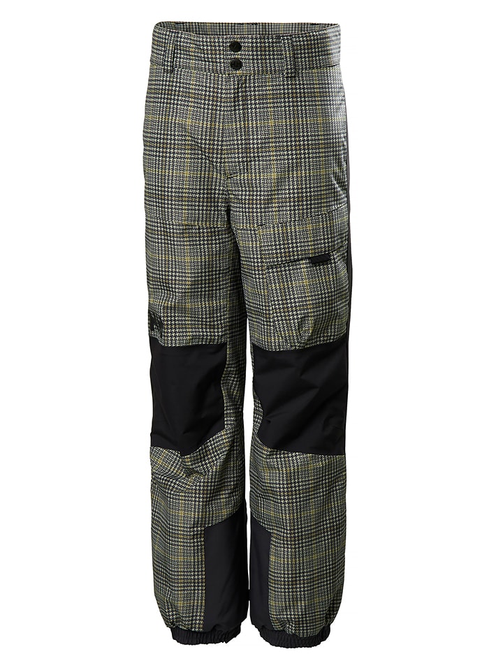 Helly Hansen Spodnie narciarskie "Powder" w kolorze szaro-beżowo-czarnym rozmiar: 158
