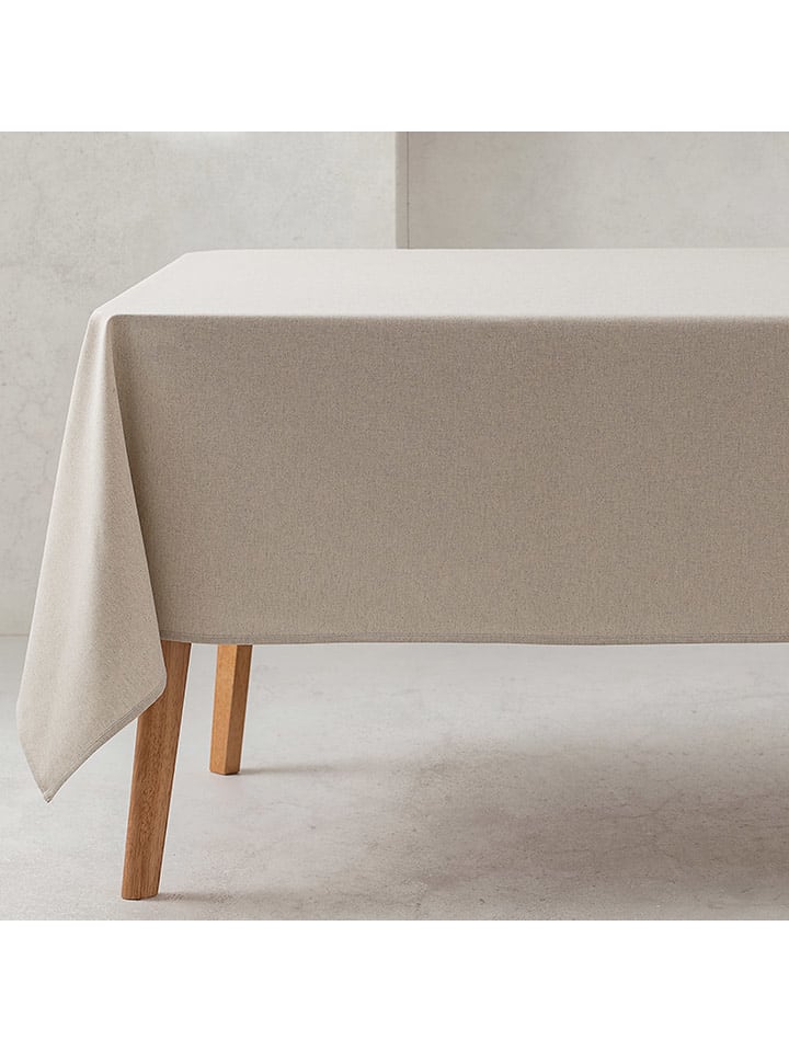 GAMUSI Obrus "Liso" w kolorze jasnoszarym rozmiar: 140x240 cm