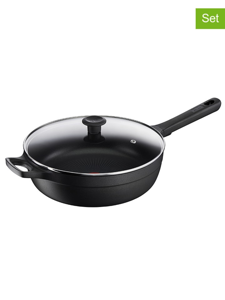 Tefal 2-częściowy zestaw "Trattoria Pro" w kolorze czarnym - Ø 28 cm rozmiar: onesize