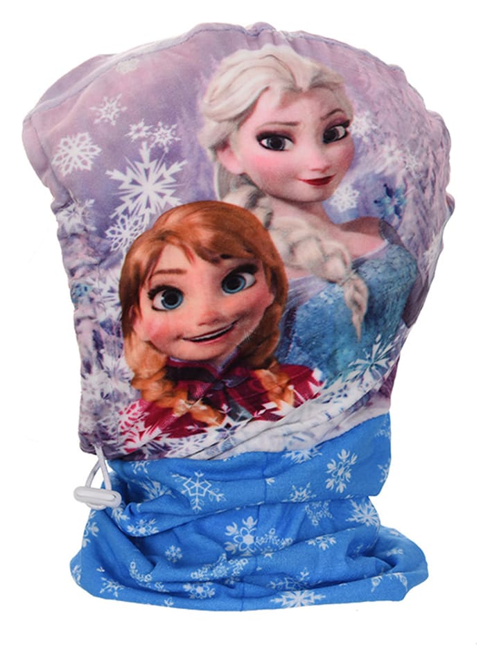Disney Frozen Kominiarka "Kraina Lodu" w kolorze niebieskim ze wzorem rozmiar: onesize