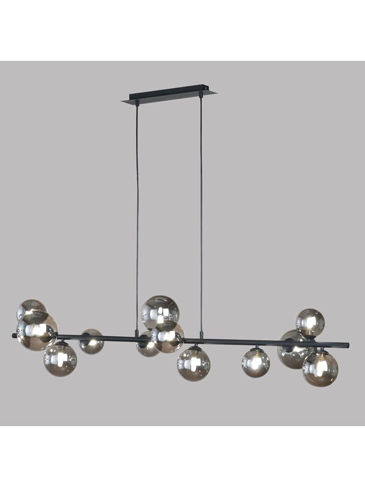 FISCHER & HONSEL Lampa wisząca LED "Bala" w kolorze czarnym - 135 x 32,5 x 150 cm rozmiar: onesize