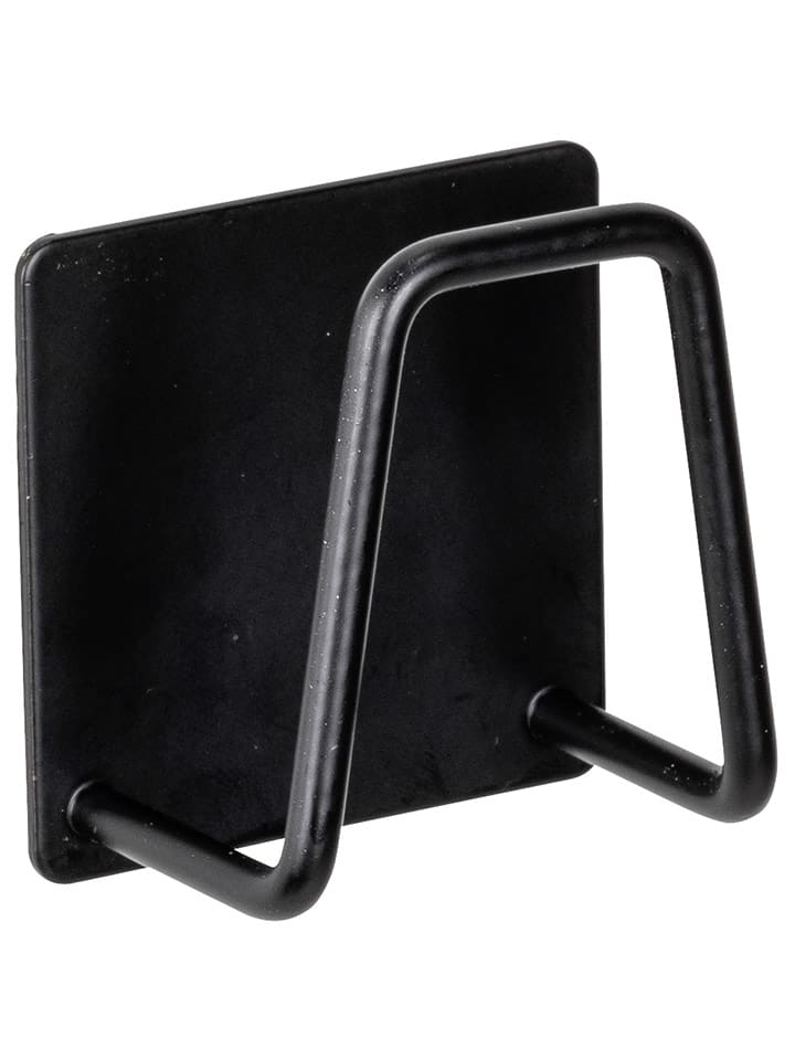 Wenko Uniwersalny uchwyt "Edea" w kolorze czarnym - 5 x 5 cm rozmiar: onesize