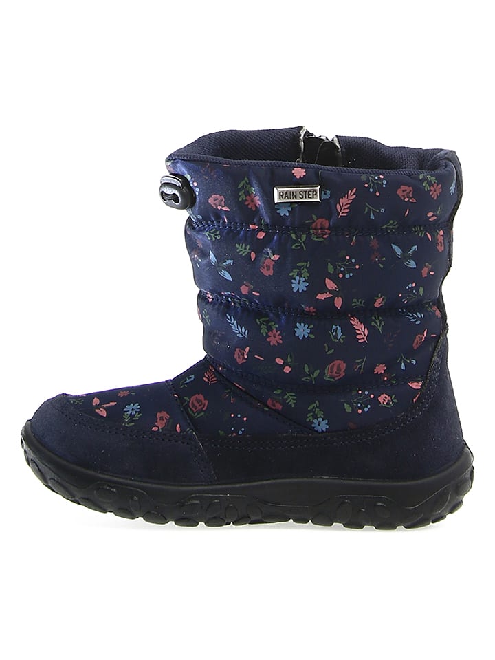 Naturino Botki zimowe "Pocks" w kolorze granatowym rozmiar: 21