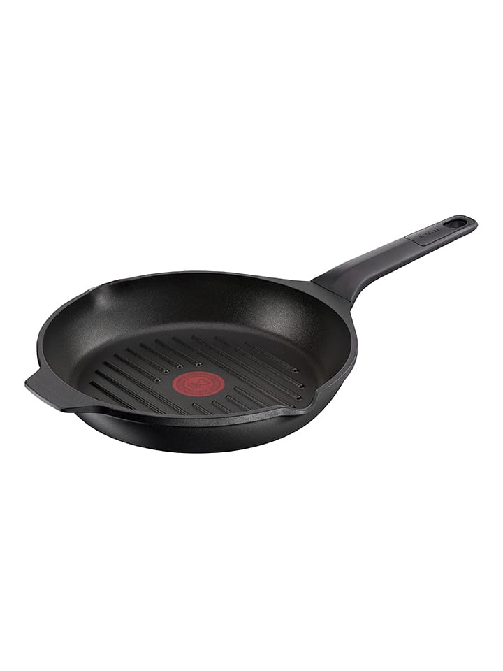 Tefal Patelnia grillowa "Robusto" w kolorze czarnym - Ø 26 cm rozmiar: onesize