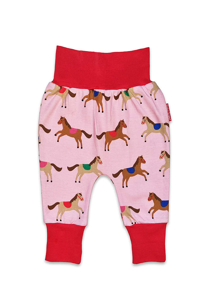 Toby Tiger Spodnie dresowe w kolorze jasnoróżowym rozmiar: 98