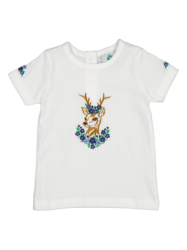 Isartrachten Koszulka w kolorze białym rozmiar: 116