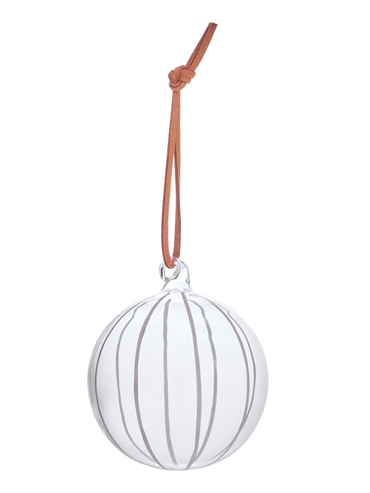 OYOY living design Szklana bombka w kolorze białym rozmiar: onesize