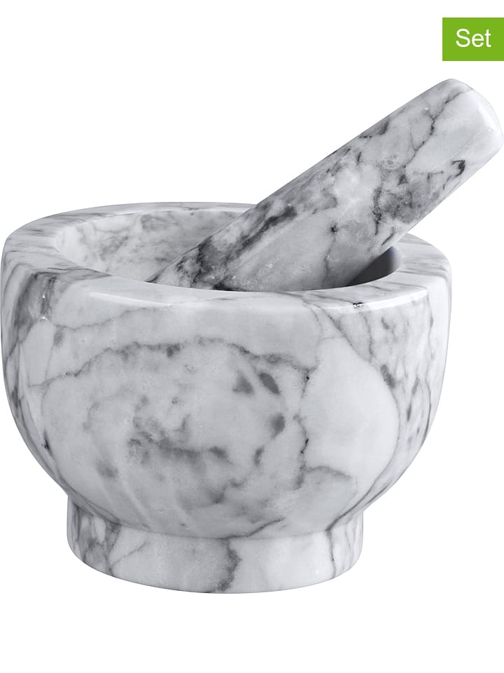 Fackelmann 2-częściowy zestaw do przypraw w kolorze szarym rozmiar: onesize