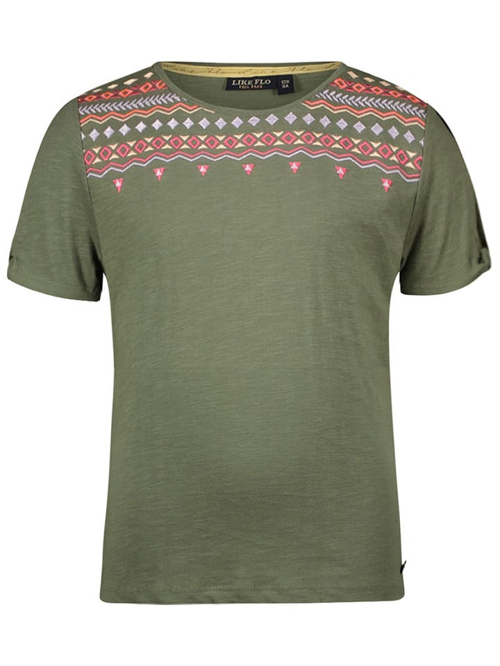 Like Flo Koszulka "Elodie" w kolorze khaki rozmiar: 146/152