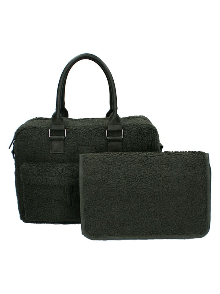 Kidzroom Torba "Hello Little One" w kolorze ciemnozielonym do przewijania - 40 x 28 x 16 cm rozmiar: onesize