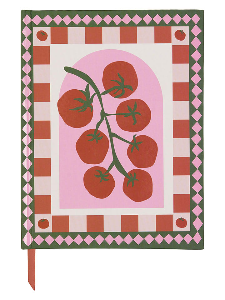 DESIGNWORKS INK ® Notatnik "Tomato" w kolorze jasnoróżowo-czerwonym - 20 x 15 cm rozmiar: onesize