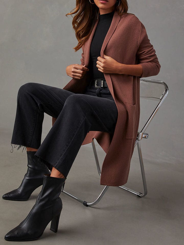 Milan Kiss Kardigan w kolorze brązowym rozmiar: M