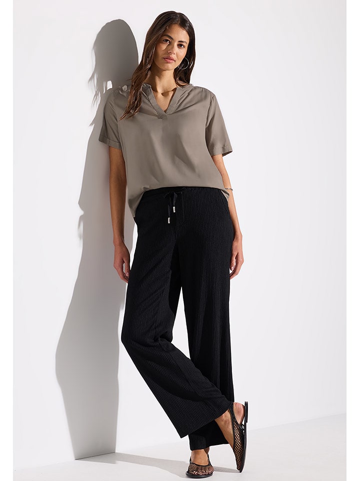 Street One Bluzka w kolorze szarobrązowym rozmiar: 42