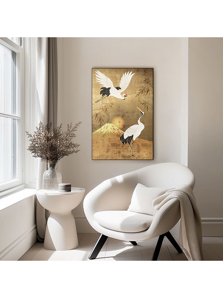 Orangewallz Druk artystyczny "Cranebirds" rozmiar: 60x90 cm