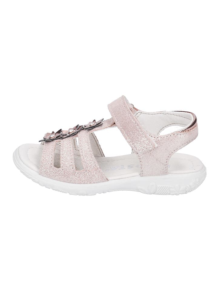 Ricosta Skórzane sandały w kolorze jasnoróżowym rozmiar: 35