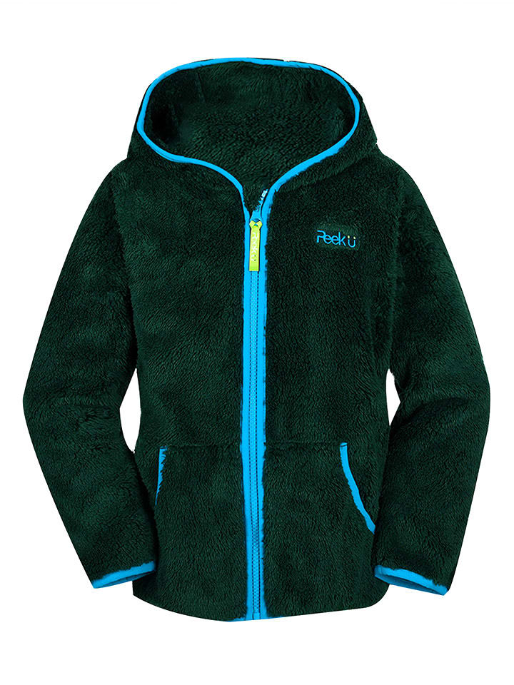 Peek U Kurtka polarowa "Fox" w kolorze zielonym rozmiar: 110