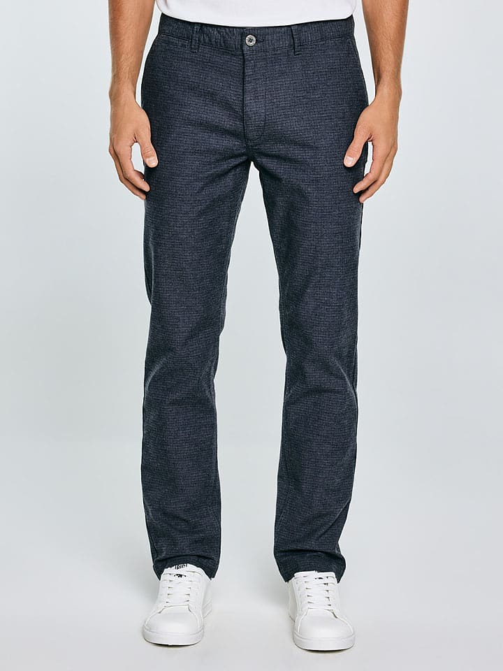 BIG STAR Spodnie chino "Marcos" w kolorze granatowym rozmiar: W36/L30