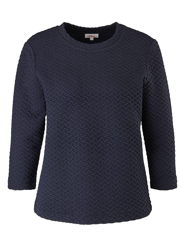 s.Oliver Bluzka w kolorze granatowym rozmiar: M