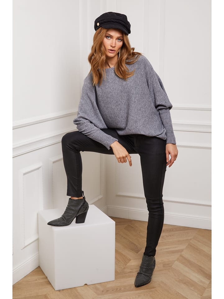 Joséfine Sweter "Jackson" w kolorze szarym rozmiar: XL