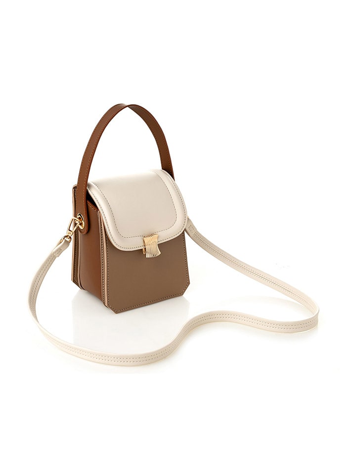 Vince Camuto Torebka "Lagoon" w kolorze kremowo-brązowym - 13,5 x 17 x 7 cm rozmiar: onesize