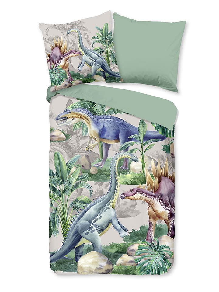 Good Morning Komplet pościeli "Century" w kolorze zielonym rozmiar: 135x200 cm