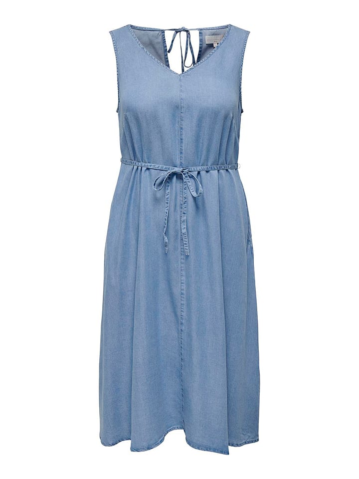 ONLY Carmakoma Sukienka "Brighton" w kolorze błękitnym rozmiar: 44