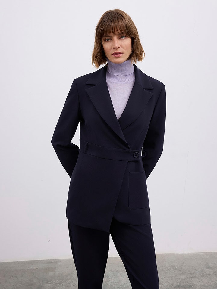 BGN Blezer w kolorze granatowym rozmiar: 40