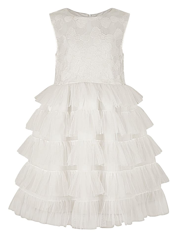 happy girls by Eisend Sukienka w kolorze kremowym rozmiar: 146