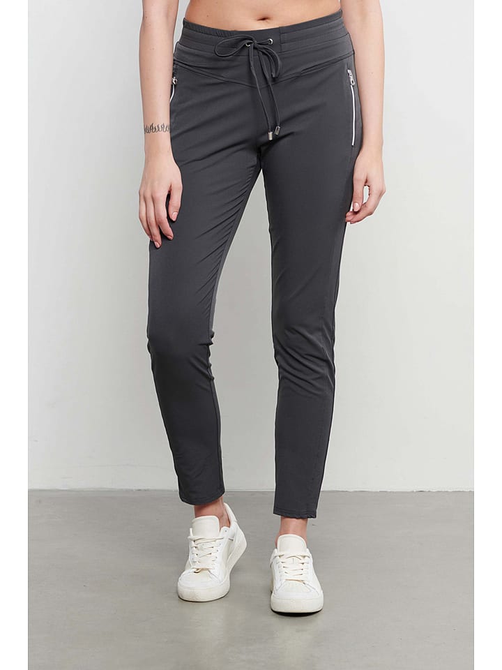 &Co Woman Spodnie "Pippa" w kolorze antracytowym rozmiar: M