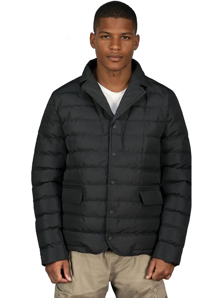 Geographical Norway Kurtka pikowana "Bao" w kolorze czarnym rozmiar: S