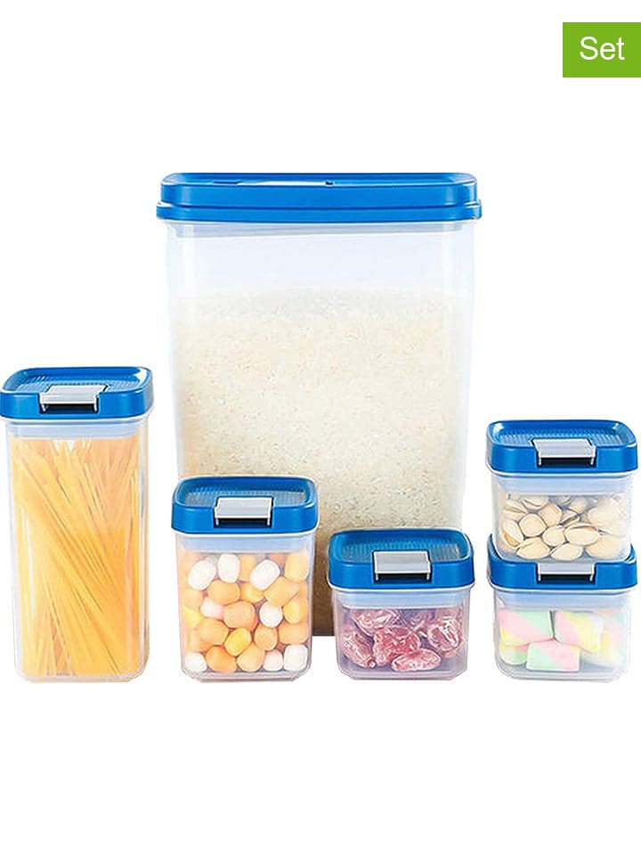 Joybos Pojemniki (6 szt.) w kolorze niebieskim rozmiar: onesize