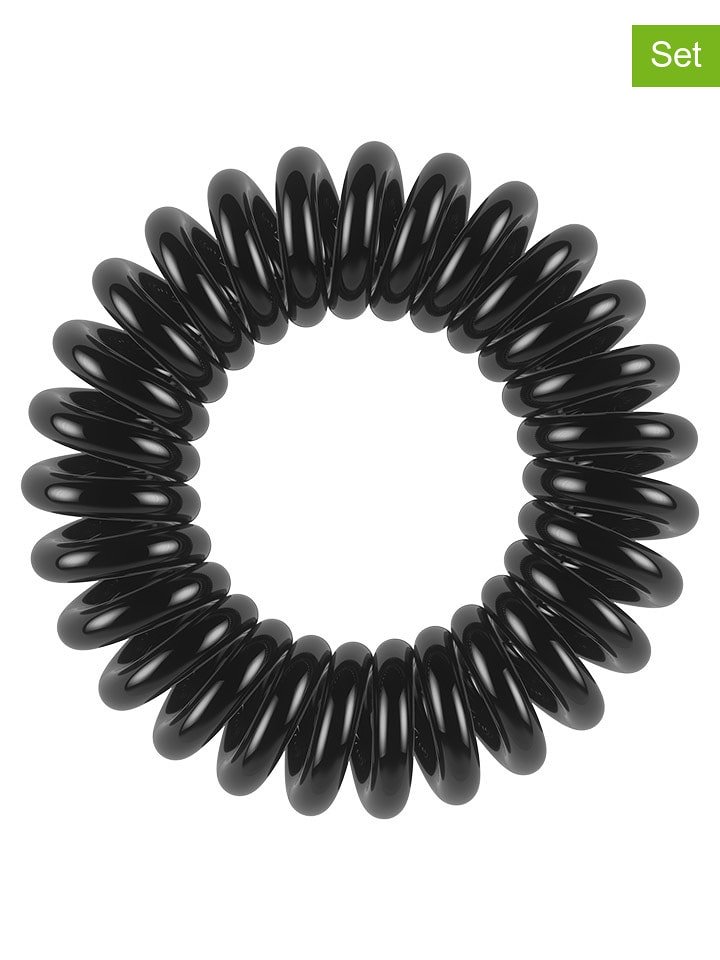 Invisibobble Gumki spiralne (6 szt.) w kolorze czarnym rozmiar: onesize
