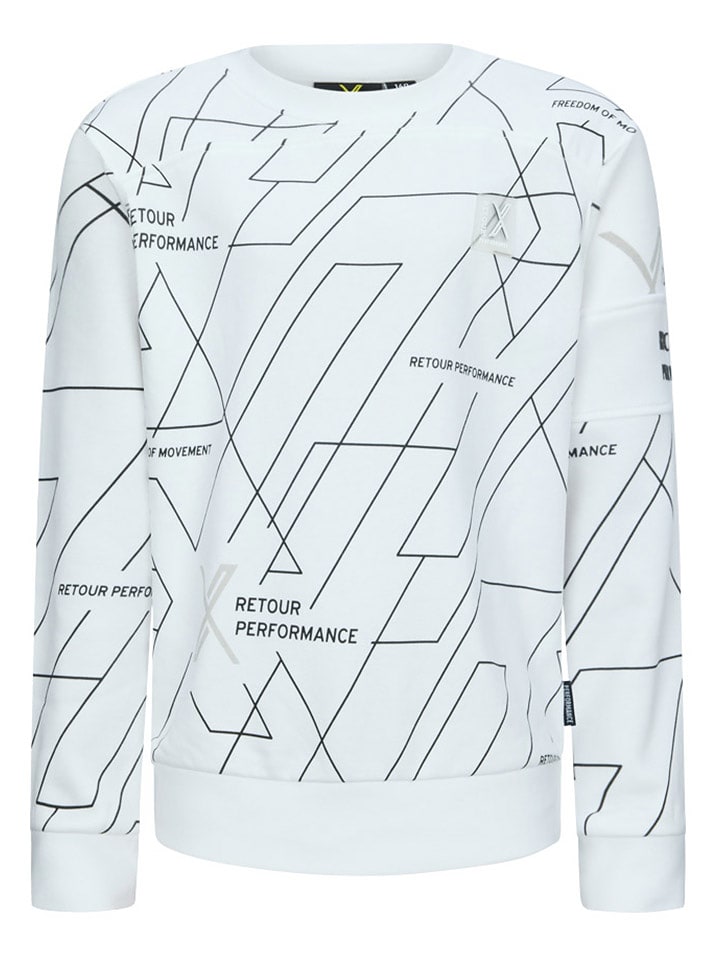 Retour Bluza "Skill" w kolorze białym rozmiar: 182/188