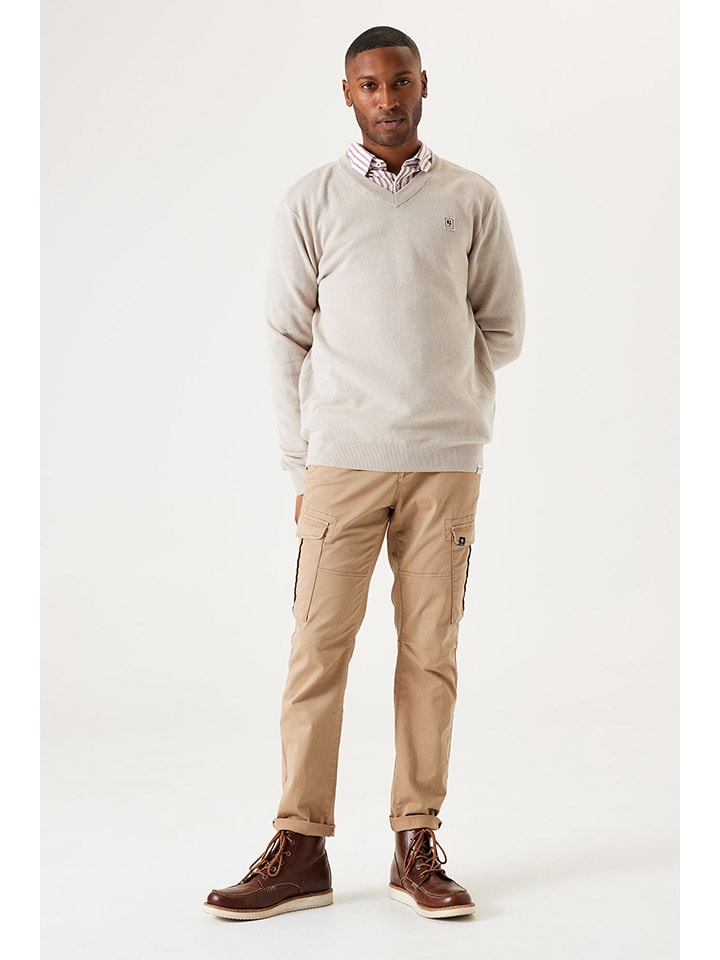 Garcia Sweter w kolorze beżowym rozmiar: XL