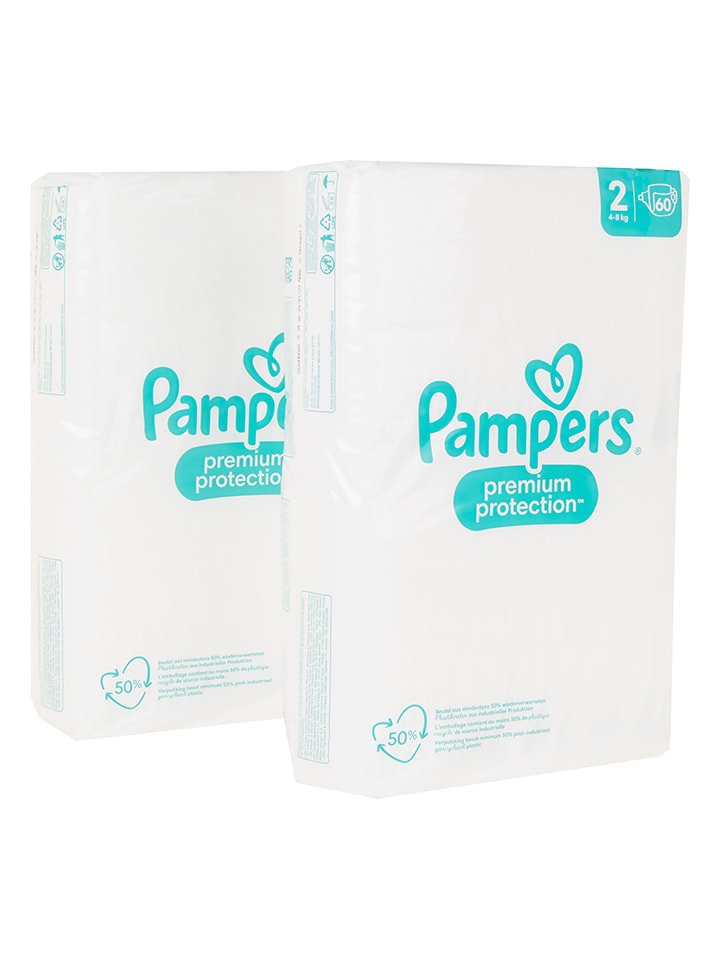 Pampers Pieluszki (240 szt.) "Premium Protection" - rozmiar 2, 4-8 kg rozmiar: onesize