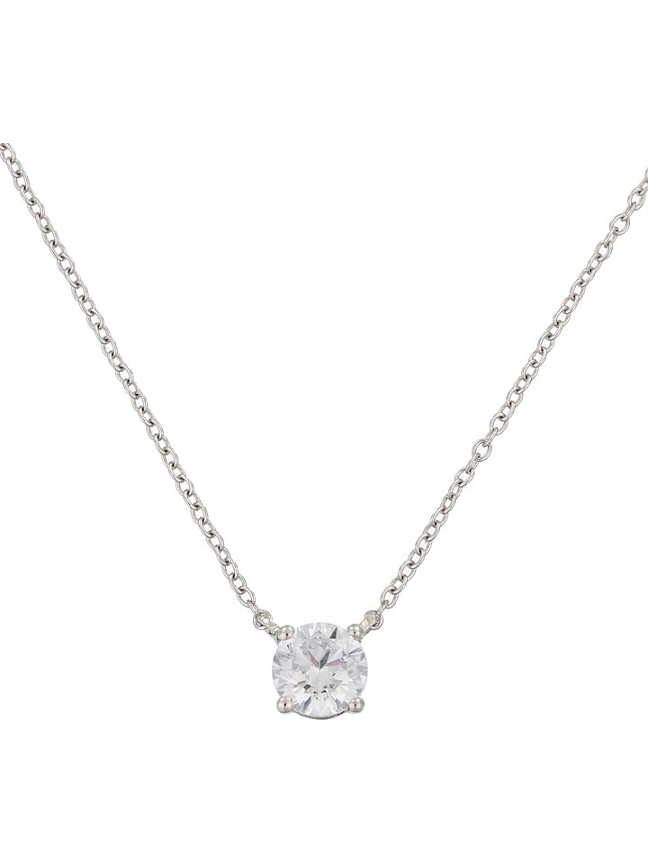 DIAMANTA Złoty naszyjnik "Collier Impérial" z diamentem - dł. 42 cm rozmiar: onesize