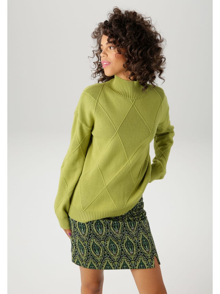 Aniston Sweter w kolorze zielonym rozmiar: 44