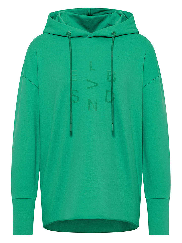 ELBSAND Bluza "Dana" w kolorze zielonym rozmiar: S