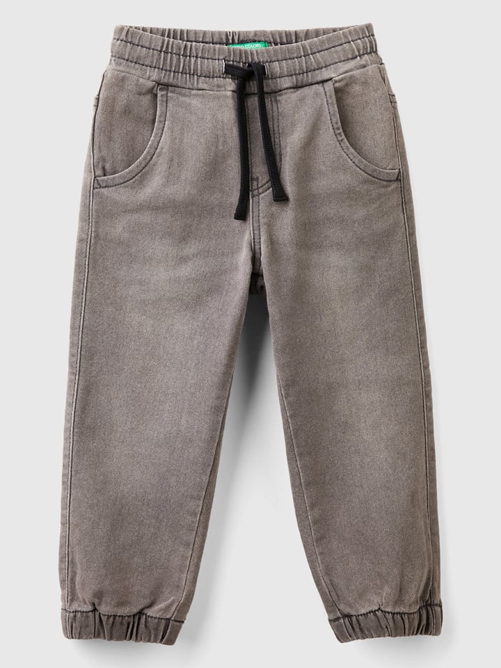 Benetton Dżinsy w kolorze szarym rozmiar: 116