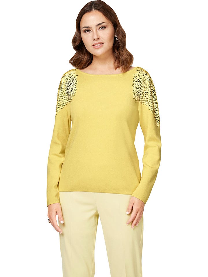 WITT WEIDEN Sweter w kolorze żółtym rozmiar: 44