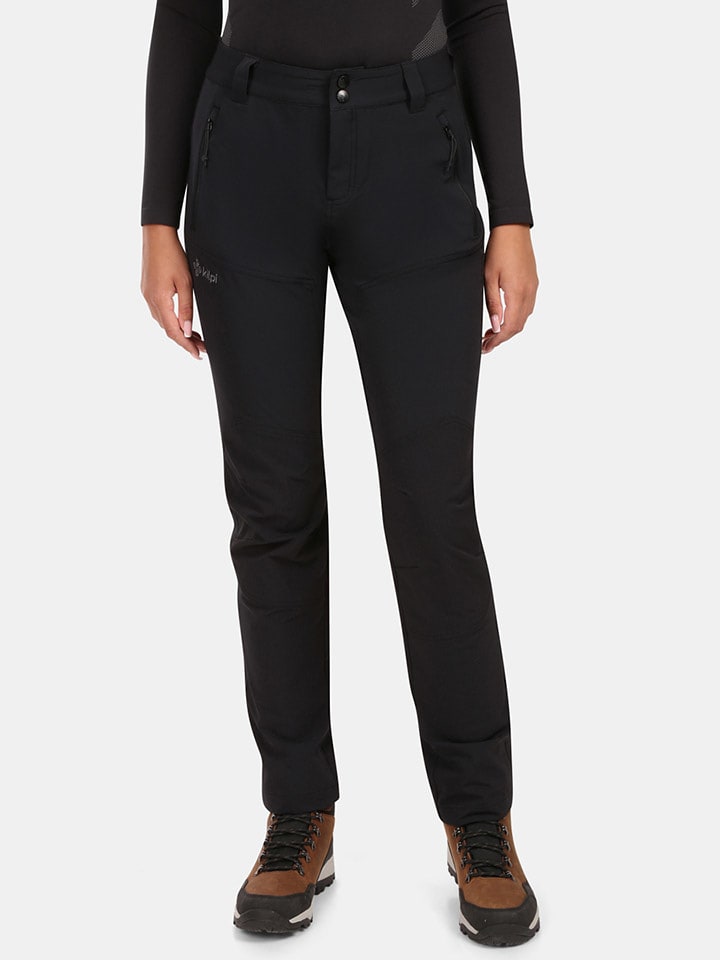 Kilpi Spodnie softshellowe "Lago" w kolorze czarnym rozmiar: 40