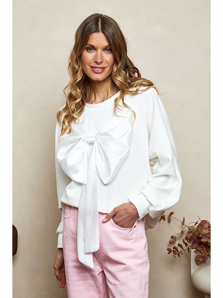 Joséfine Bluza "Ritz" w kolorze białym rozmiar: S