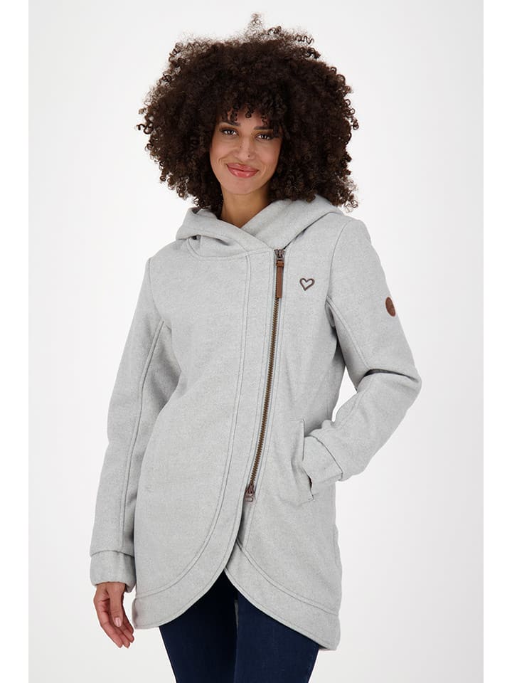 alife and kickin Płaszcz przejściowy w kolorze jasnoszarym rozmiar: XL