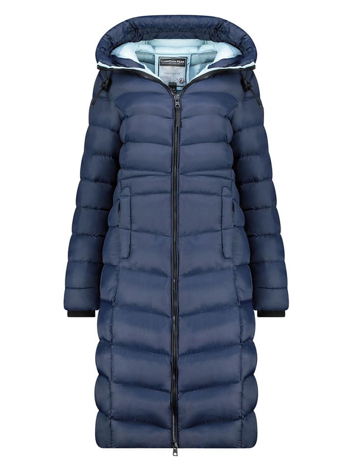 Canadian Peak Płaszcz pikowany w kolorze granatowym rozmiar: S