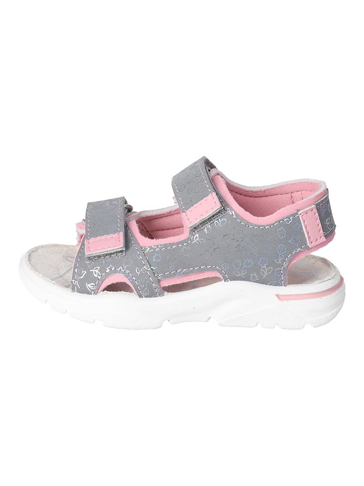 Ricosta Sandały w kolorze szaro-jasnoróżowym rozmiar: 32