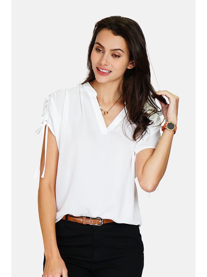 ASSUILI Koszulka w kolorze białym rozmiar: 42