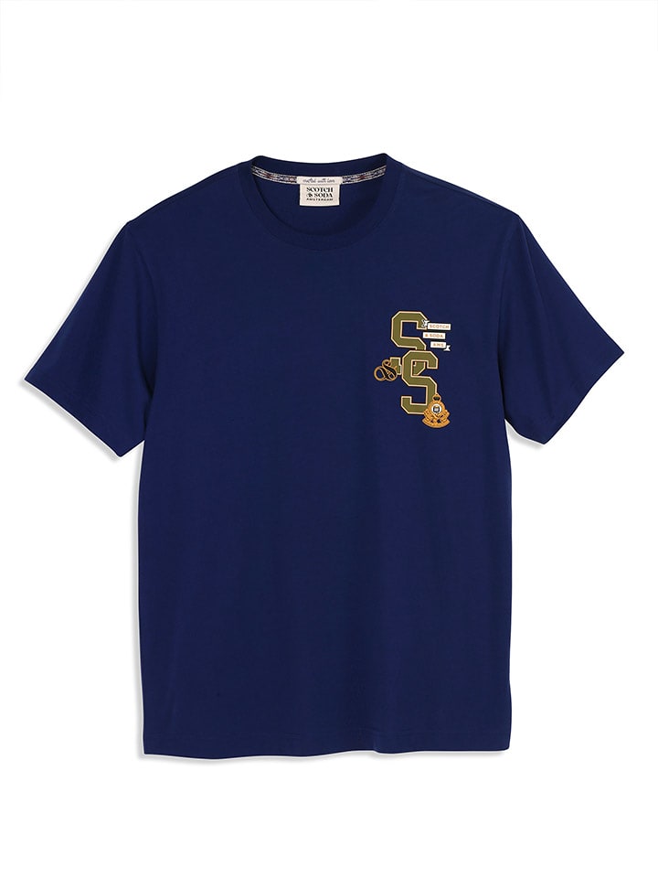 Scotch & Soda Koszulka w kolorze granatowym rozmiar: S