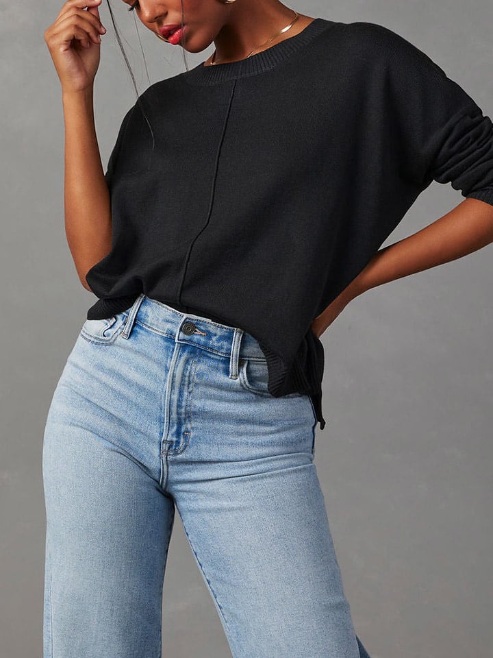 Milan Kiss Sweter w kolorze czarnym rozmiar: L