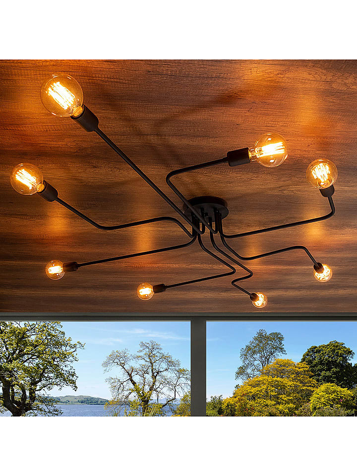 Opviq Lampa sufitowa "Truva" w kolorze czarnym - Ø 140 cm rozmiar: onesize